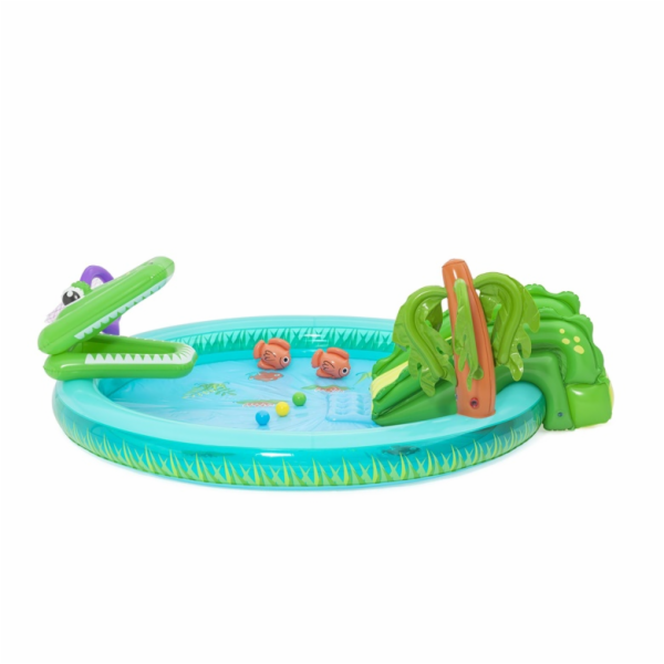 Nafukovací hřiště Bestway Crocodile, 53166, 224x181