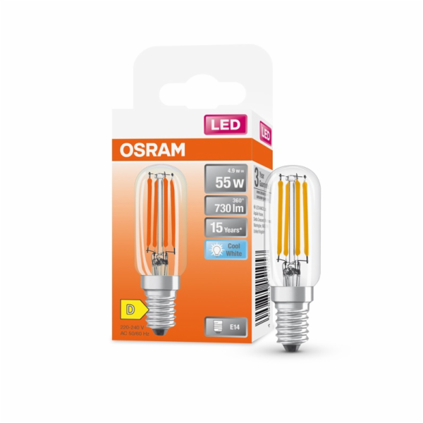 SPECIFIKACE LED ŽÁROVKY E14 T26 4,9W 730LM 4000K