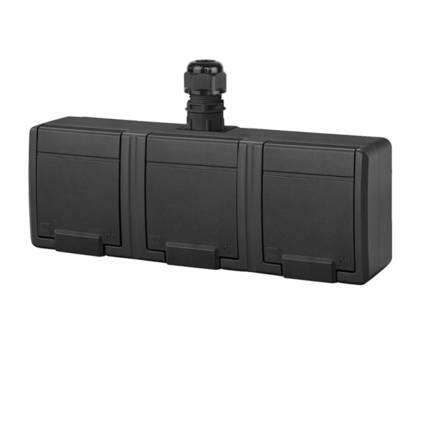 Trojitá zásuvka ELEKTRO-PLAST AQUANT, IP65