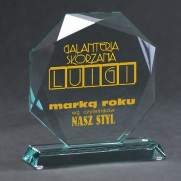 Victoria Sport Skleněná trofej s rytím a pouzdrem + výplň...