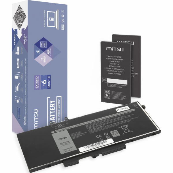 Mitsu Baterie pro Dell Latitude 3HWPP 5401 5410 5501