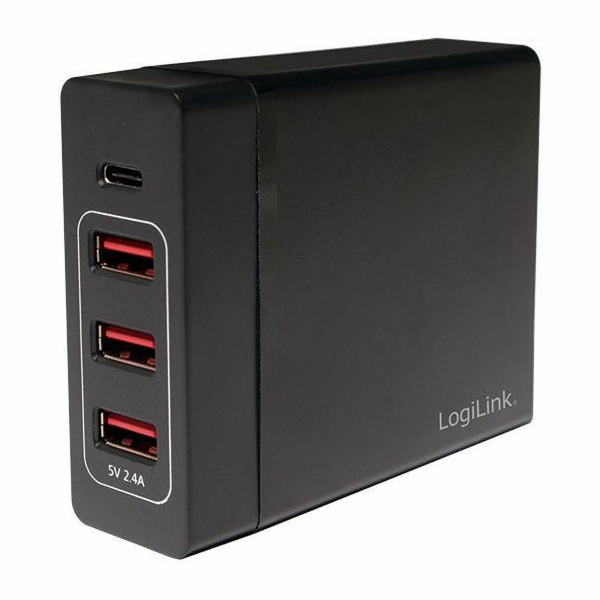 LogiLink Nabíječka 4x USB-A 2,4 A (PA0122)