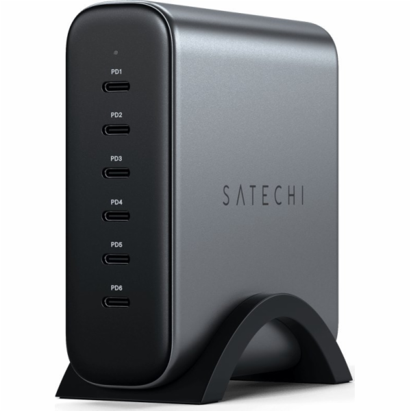 Satechi Nabíječka 200W USB-C s 6 porty GaN