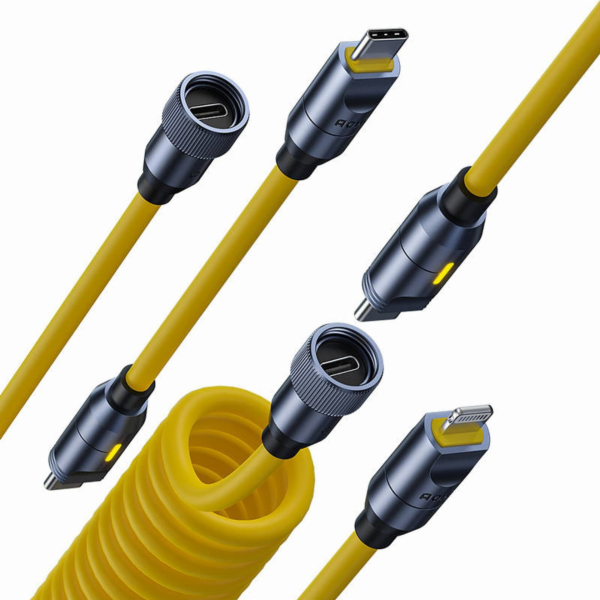 AOHI Kabel USB-C na Lightning 2,4 m žlutý (AOC-L011)