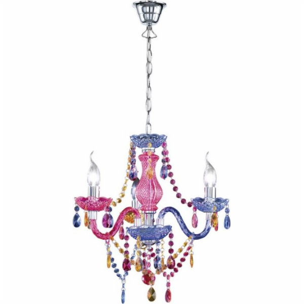 Trio RL Závěsná lampa Závěsná lampa vícebarevná glamour T...
