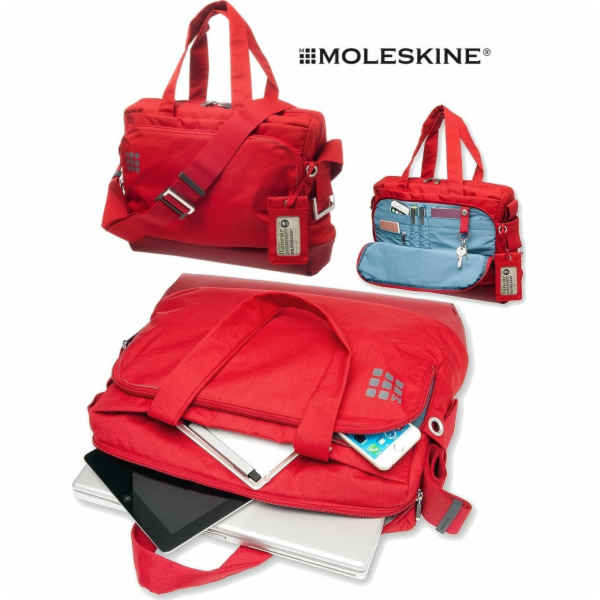 Moleskine Bag taška na notebook 15" červená