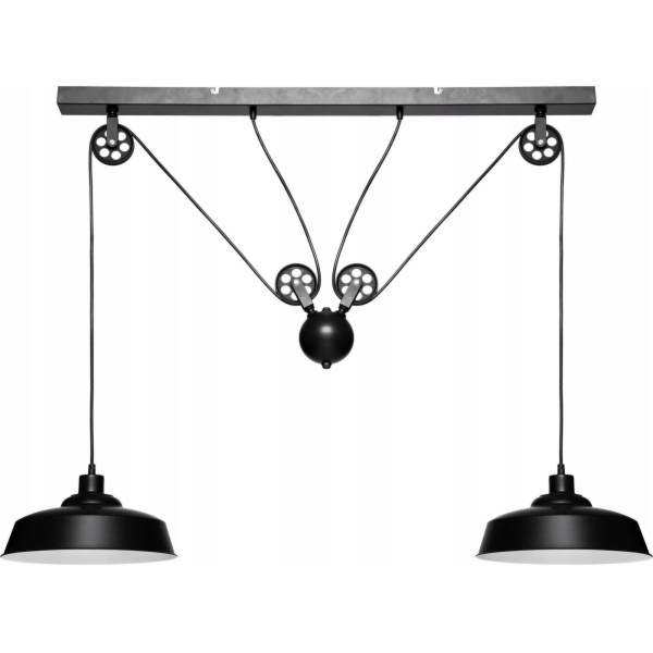 Atmosphera Závěsná lampa Závěsná lampa EZIO, kovová, čern...