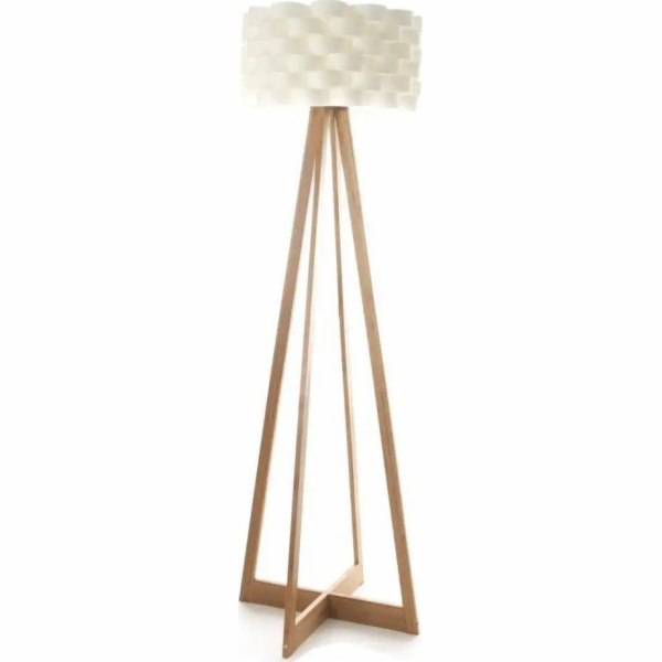 Atmosphera Stojací lampa Bambusová stojací lampa - bílá, ...