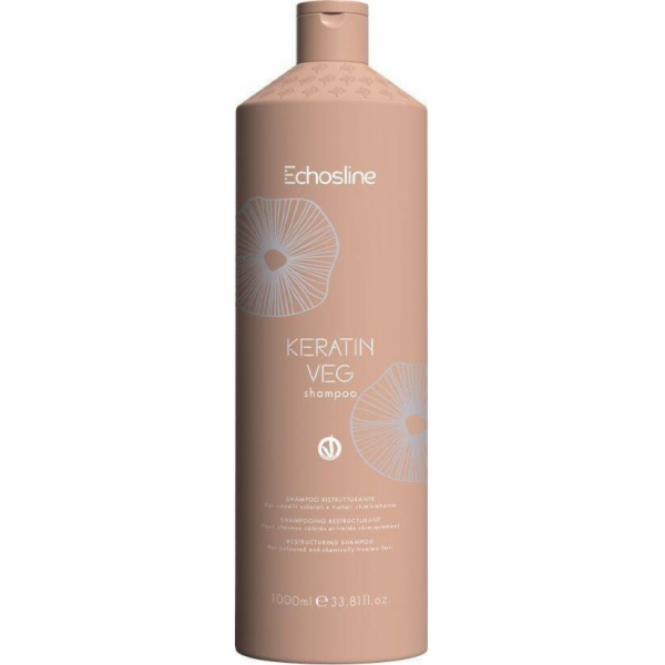 Echosline Keratin Veg regenerační šampon na vlasy 1000ml