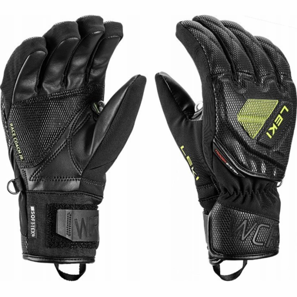 Leki LEKI GLOVES WCR C-Tech 3D Jr. black lemon 5.0