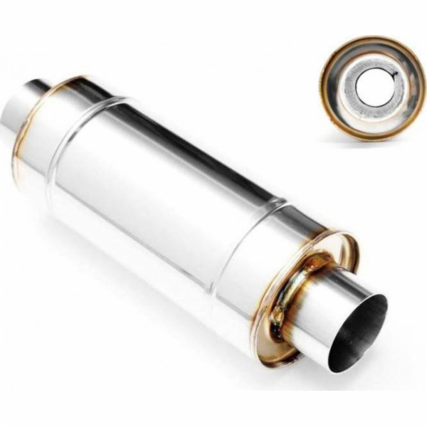 RM Motors Sports tlumič výfuku s přímým průchodem 63,5 mm...