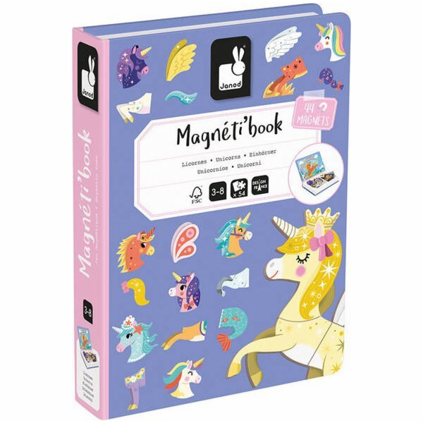 Janod Janod Magnetibook Jednorožec