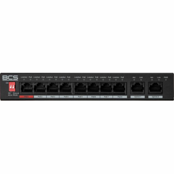 BCS Line Přepínač Přepínač PoE BCS LINE BCS-L-SP0802G(2)