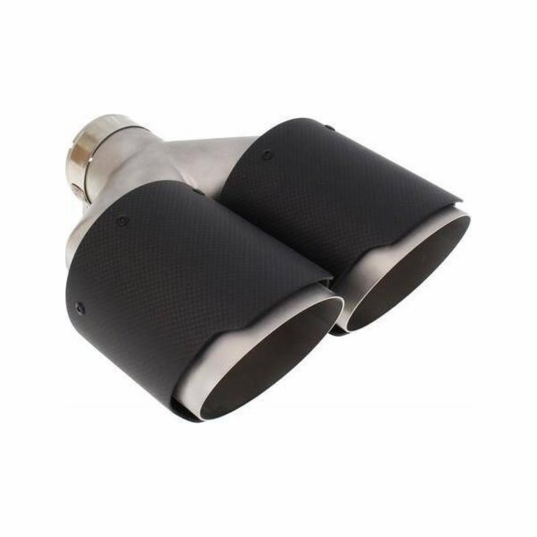 MTuning Dvojitý tlumič výfuku, koncovka 2x114mm, vstup 63...