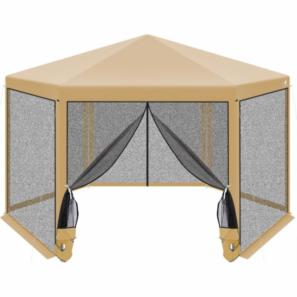 Saska Garden ŠESTIHRANÝ ZAHRADNÍ PAVILON 2x2x2x2,5M S MŘÍ...
