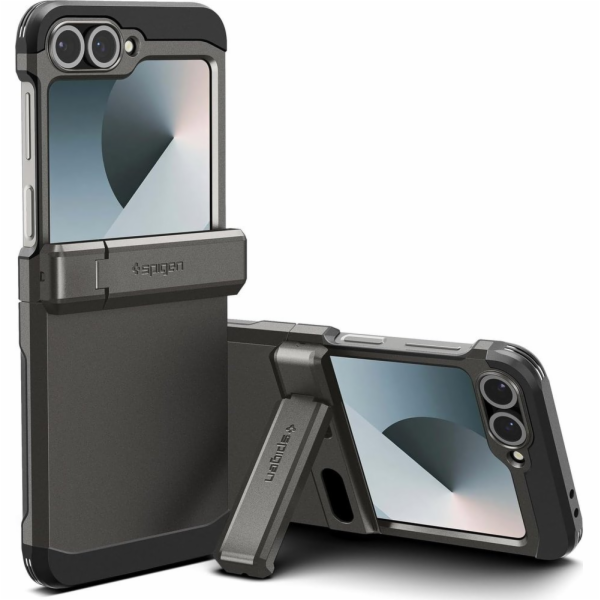 Spigen Tough Armor Pro, stříbrná - Samsung Galaxy Z Flip6