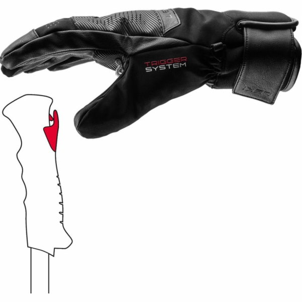 Leki LEKI GLOVES Performance 3D GTX černá 7.5