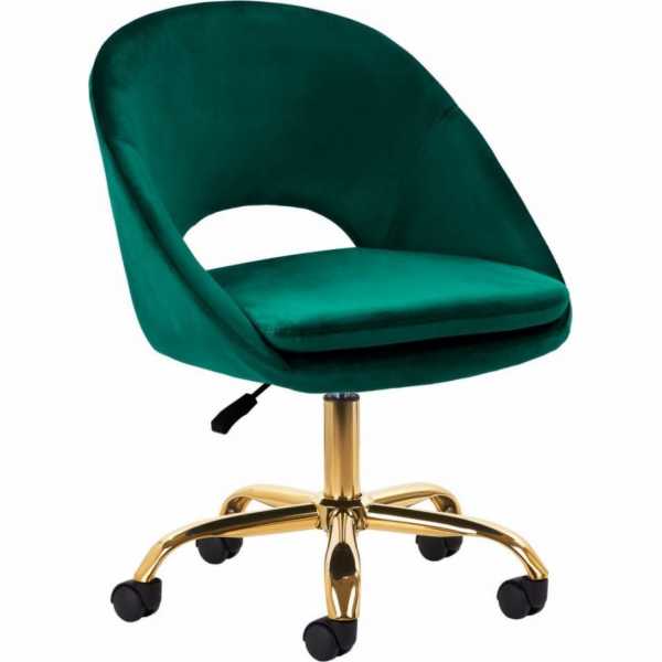Activeshop Otočná židle 4Rico QS-MF18G sametově zelená