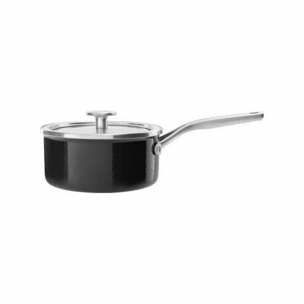 KitchenAid Smaltovaný hrnec 2,4 l - černý / KitchenAid