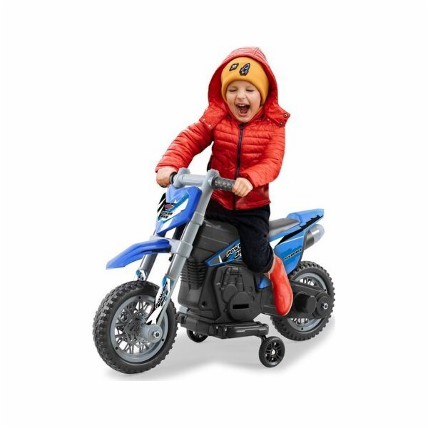 Jamara Jamara Ride-on Motorrad Power Bike 6V blau 2+