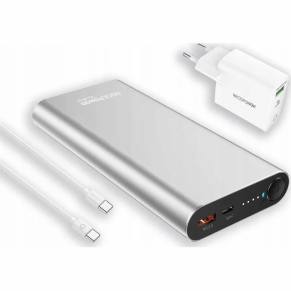 Realpower Powerbanka RealPower Powerbank PB-20000PD Pro S...