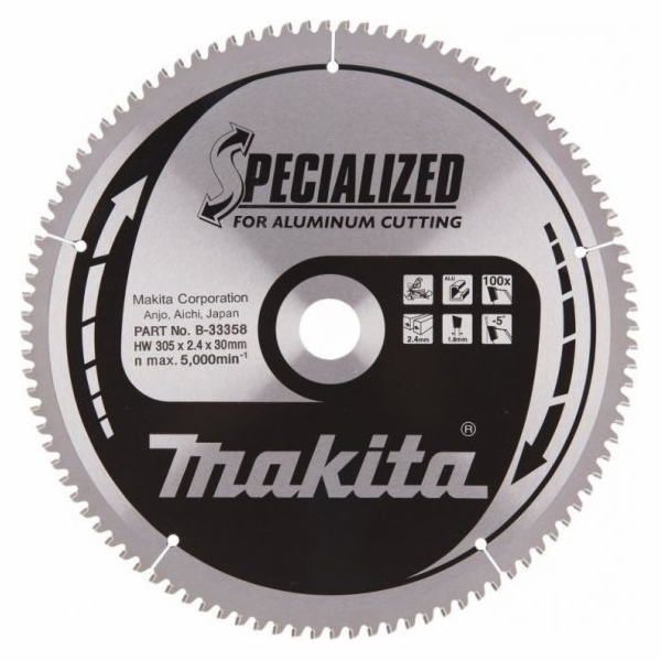 Makita SPÉKANÁ PILA NA HLINÍK SPECIALIZED 305*30 100Z (1 KS)
