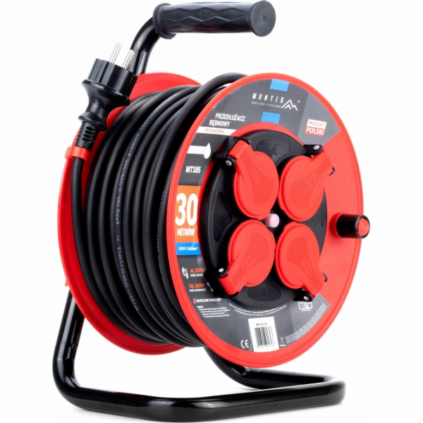 Montis PROFESSIONAL MT105-30 prodlužovací kabel na bubnu ...