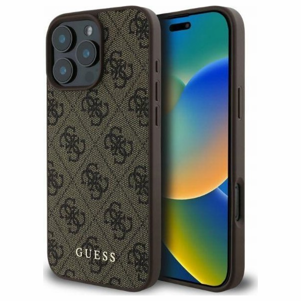 Guess Guess GUHCP16LG4GFBR Tvrdý kryt pro iPhone 16 Pro 6...