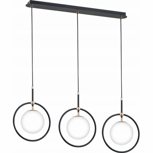 Alfac Závěsná lampa Alfa Akira 62207, 3x40W, E14, bílá/černá