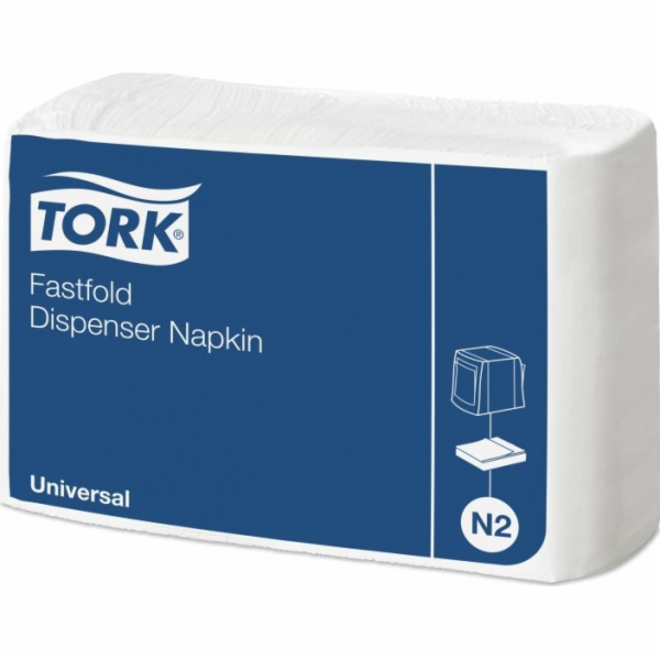 Tork Tork - Bílé ubrousky do zásobníku - N2 Fastfold
