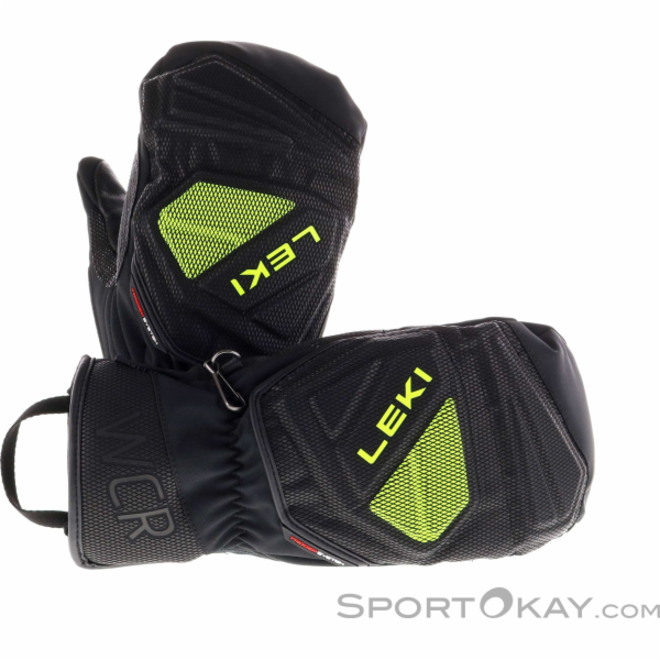 Leki LEKI GLOVES WCR C-Tech 3D Mitt černo-citrónová 10.0