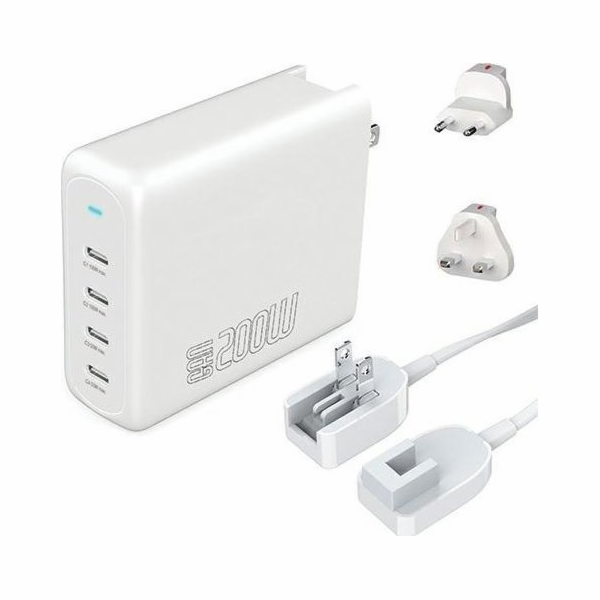 4smarts Nabíječka Nabíječka 4smarts GaN Flex Pro 200W 4 U...