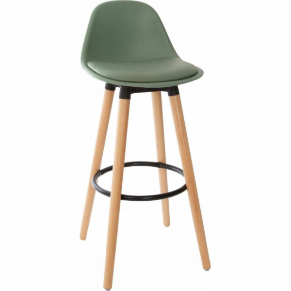 Atmosphera Barová židle s opěradlem MAXON, 92 cm, zelená