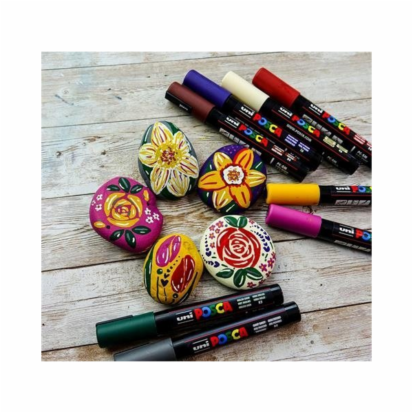 UNI-BALL POSCA PC-5M Různé barvy 16 ks.
