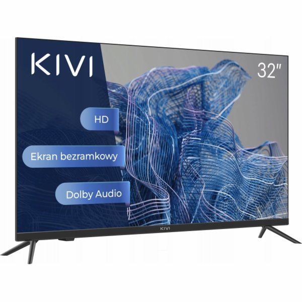 Kivi TV 32 , HD, NoSmart, černá, 1366x768, 60 Hz, 2x8 W, ...