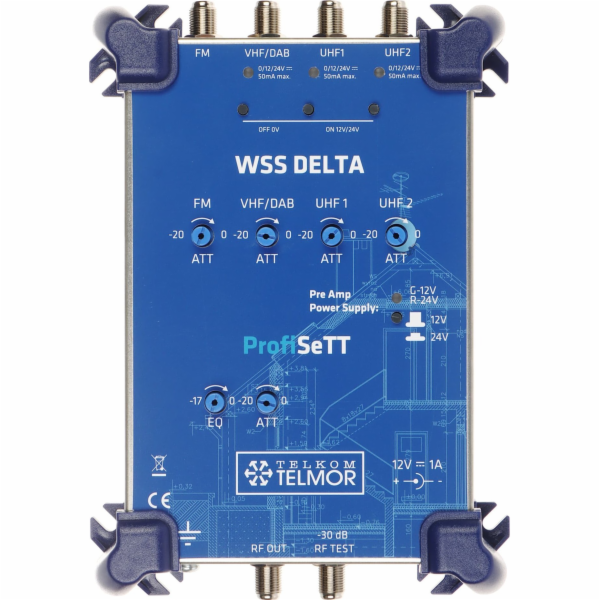 Telmor VÍCEDOSAHOVÝ ZESILOVAČ WSS-DELTA ProfiSETT TELMOR