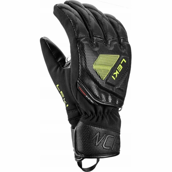 Leki LEKI GLOVES WCR C-Tech 3D Jr. black lemon 4.0