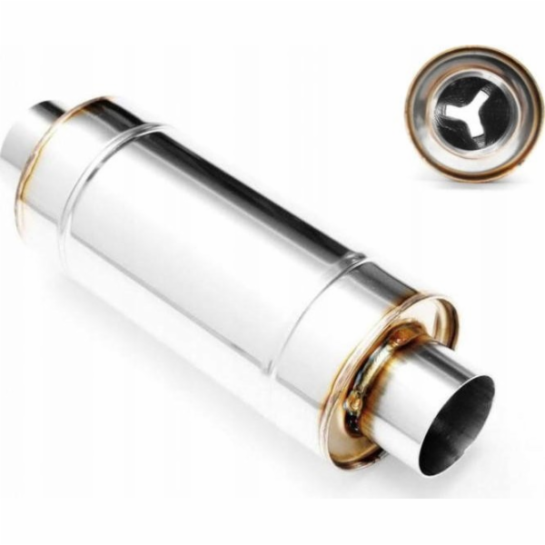 RM Motors Sports tlumič výfuku s přímým průchodem 70 mm 4...