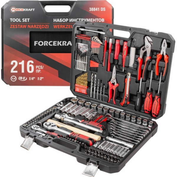 Forcekraft Sada nářadí Sada nářadí 216 dílů.