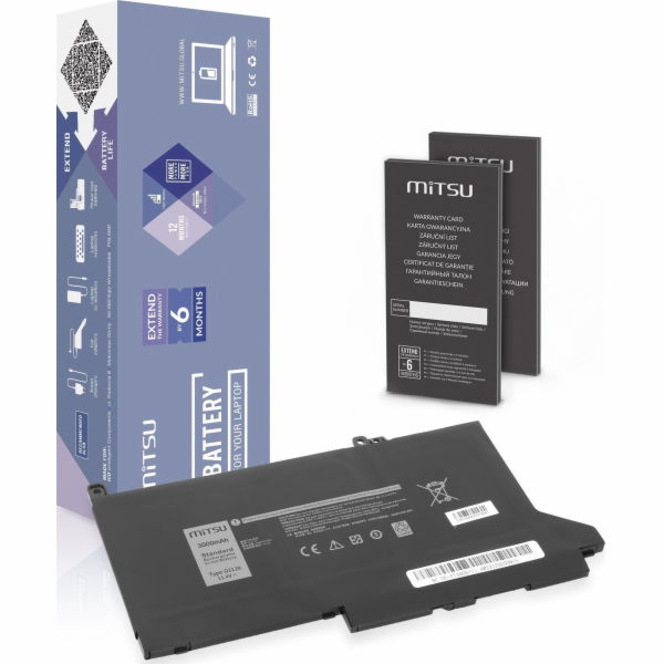 Mitsu Baterie DJ1J0 C27RW pro Dell Latitude 7280 7290 738...