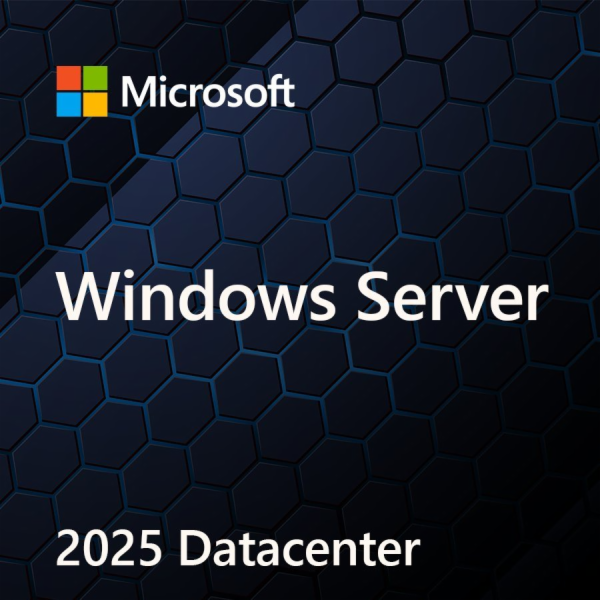 Microsoft OEM Windows Svr DataCenter 2025 PL x64 16Core D...