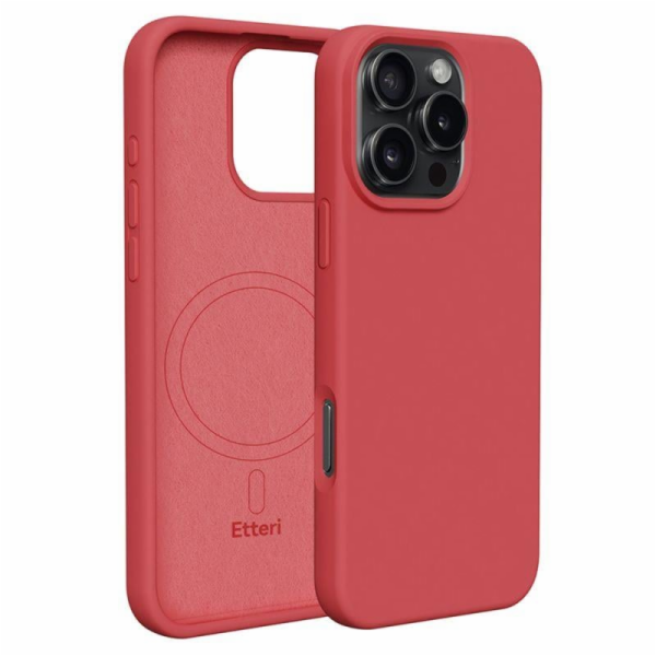 Silikonové TPU pouzdro Etteri Mag pro iPhone 16 Pro raspb...