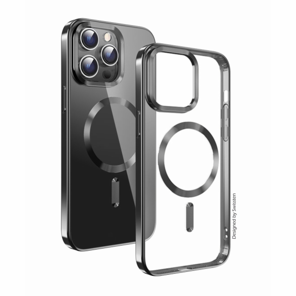 SWISSTEN Clear Jelly MagStick Metallic pouzdro pro iPhone...