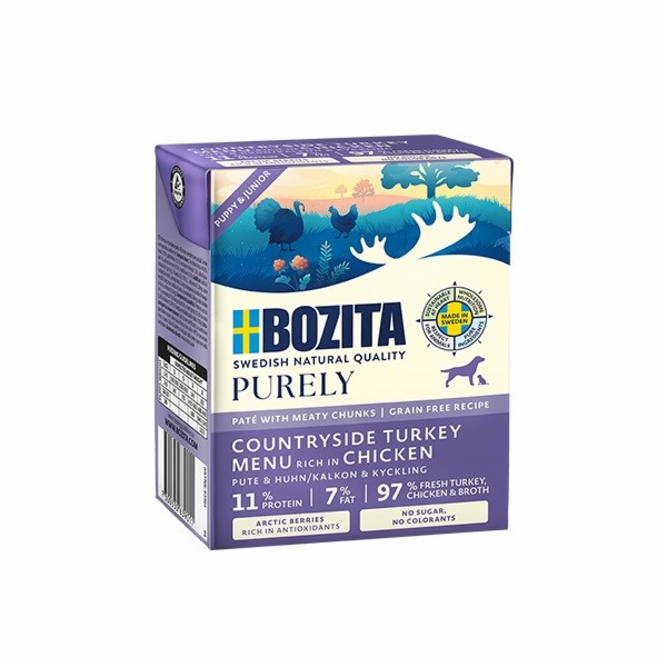 BOZITA Purely Paté Duoprotein Junior Chicken and turkey -...