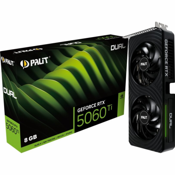 Palit Grafická karta RTX 5060 TI DUAL 8GB GDDR7 128bit 3D...