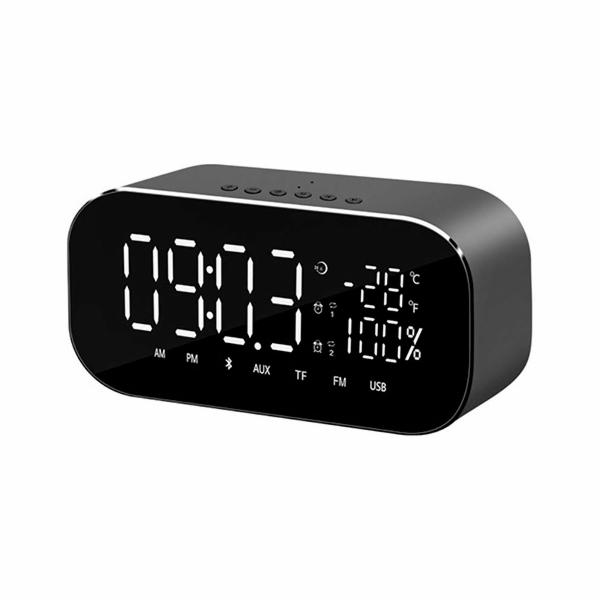 Radiobudík AKAI, ABTS-S2 BK, bluetooth, FM rádio, LED dis...