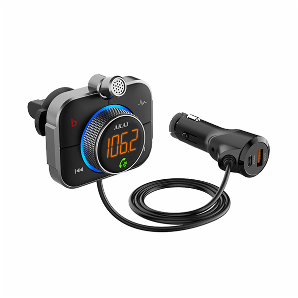 Transmiter AKAI, FMT-95BT, bezdrátový, Bluetooth, čtečka ...