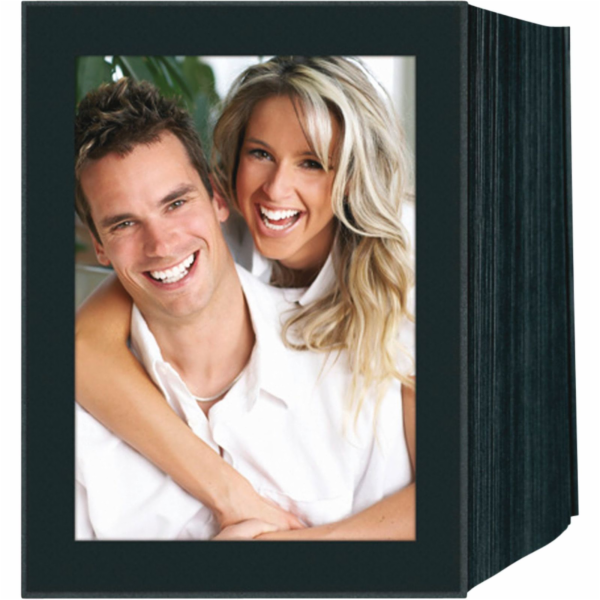 1x125 Daiber Passepartouts black 15x20 deckle edged paper...