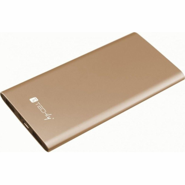 Techly Powerbanka Powerbanka Techly 5000mAH 2xUSB zlatá