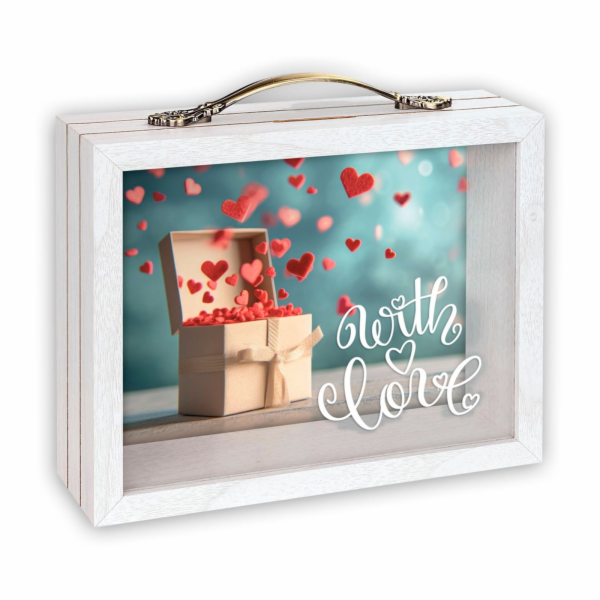 ZEP Andy with Love        6,5x21 Holz/Glas Spardose      ...